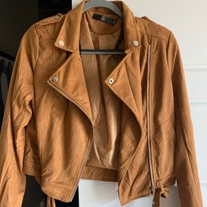 Missguided faux suede jacket
